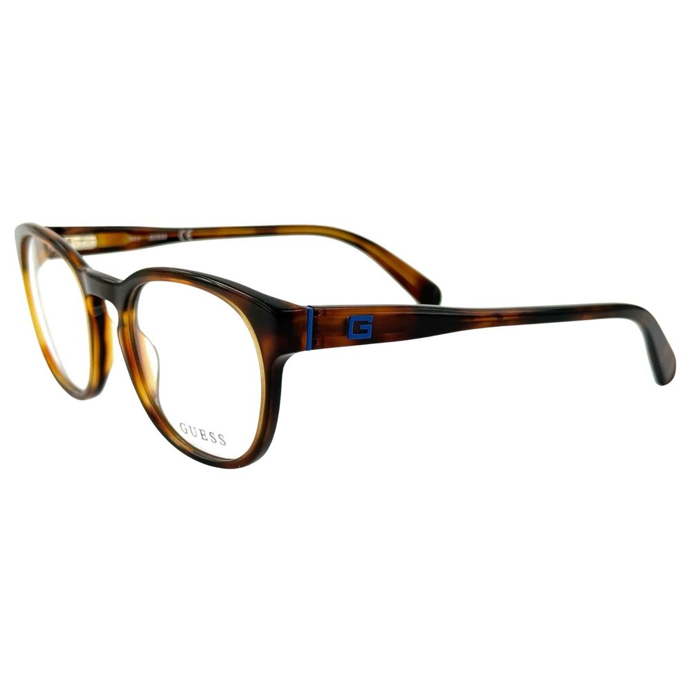 Guess GU1907 Mens Plastic Eyeglass Frame 053 Blonde Havana 49-20 Spring Hinges